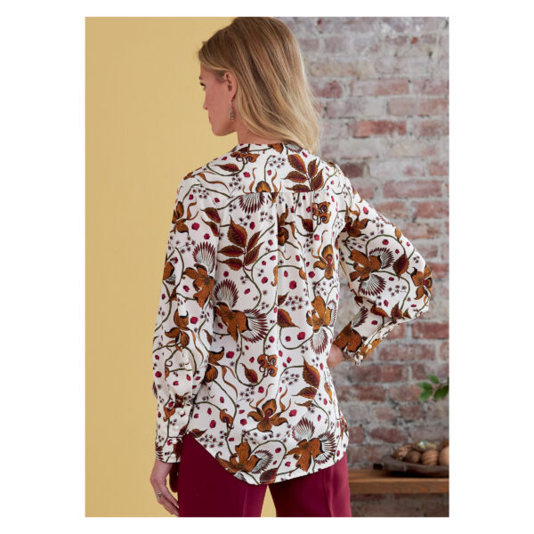 Butterick Schnittmuster - B6855 - einfache Bluse mit Schulterpasse – Bild 5