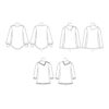 Butterick Schnittmuster - B6857 - einfacher Pullover mit geknöpftem Rollkragen – Bild 7