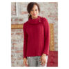 Butterick Schnittmuster - B6857 - einfacher Pullover mit geknöpftem Rollkragen – Bild 2