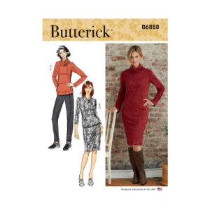 Butterick Schnittmuster - B6858 - Bluse, Kleid, Rock und Hose