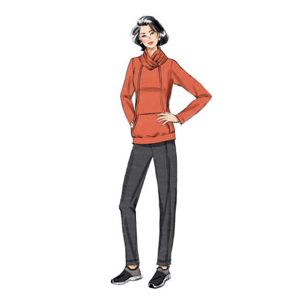 Butterick Schnittmuster - B6858 - Bluse, Kleid, Rock und Hose – Bild 6