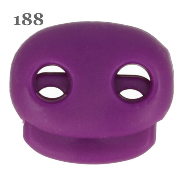 5 Paar (10 Stk.) - Kordelenden Kordelstopper - bis 5mm - Kunststoff - verschiedene Farben – Bild 5