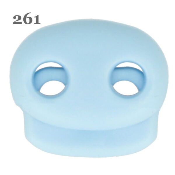 5 Paar (10 Stk.) - Kordelenden Kordelstopper - bis 5mm - Kunststoff - verschiedene Farben – Bild 7