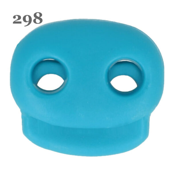 5 Paar (10 Stk.) - Kordelenden Kordelstopper - bis 5mm - Kunststoff - verschiedene Farben – Bild 9