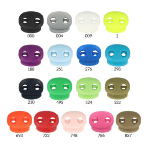 5 Paar (10 Stk.) - Kordelenden Kordelstopper - bis 5mm - Kunststoff - verschiedene Farben