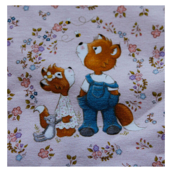 16.48EUR/m -  Fuchsgeschwister by Birgit Boley - Rosa – Bild 3