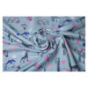 12.96EUR/ 1m - Organic Jersey - Tiere, Safari - Hellgrau / pink – Bild 2