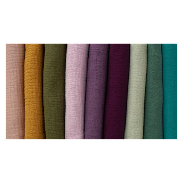 9.96EUR/ 1m - Musselin, Baumwolle - Double Gauze - verschiedene Farben