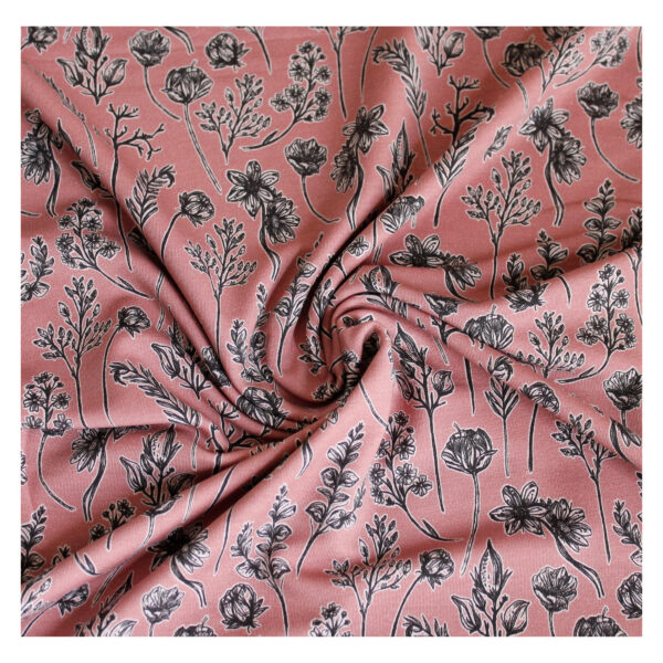 18.92 EUR/ 1m - French Terry - Herbarium by Lila Lotta - verschiedene Farben – Bild 6