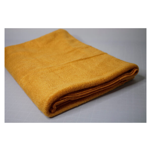 Reststück - Fleece - Uni - 1,00 m x 150 cm - senfgelb