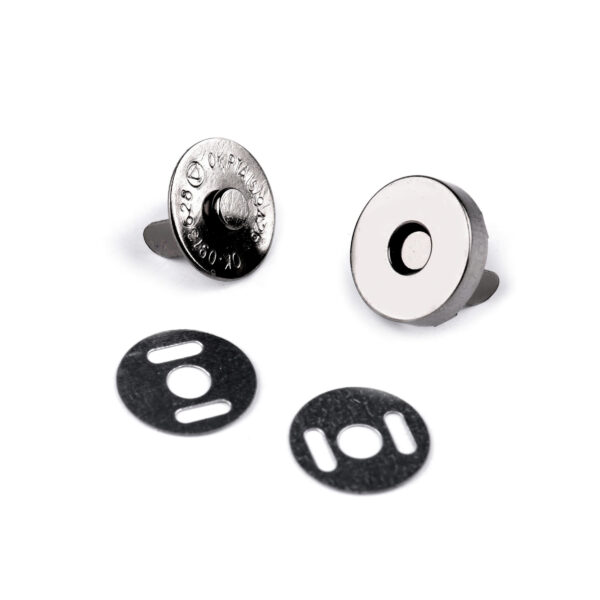 Magnetknopf für Geldbörsen - 5x Magnetverschluss - Nähfrei - 14mm - 2 Farben – Bild 2
