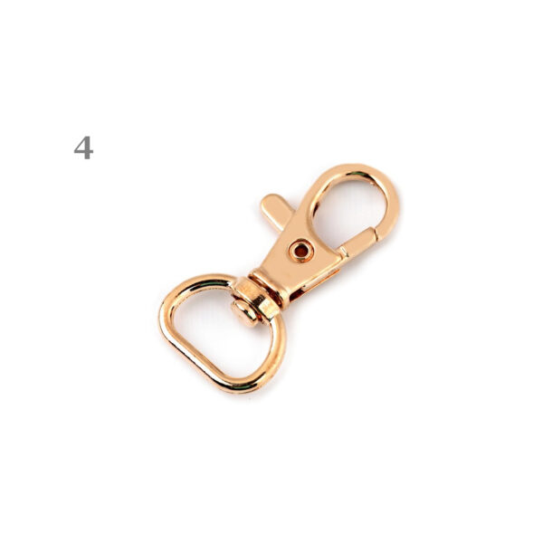 10 Stk. Karabiner - Karabinerhaken für 10-12mm Gurtband / Schlüsselband - Farben – Bild 5