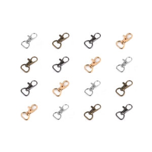 10 Stk. Karabiner - Karabinerhaken für 10-12mm Gurtband / Schlüsselband - Farben