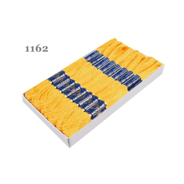 Nitarna Stickgarn - Mouline - 8m - 6-fädig - Gelbtöne – Bild 6