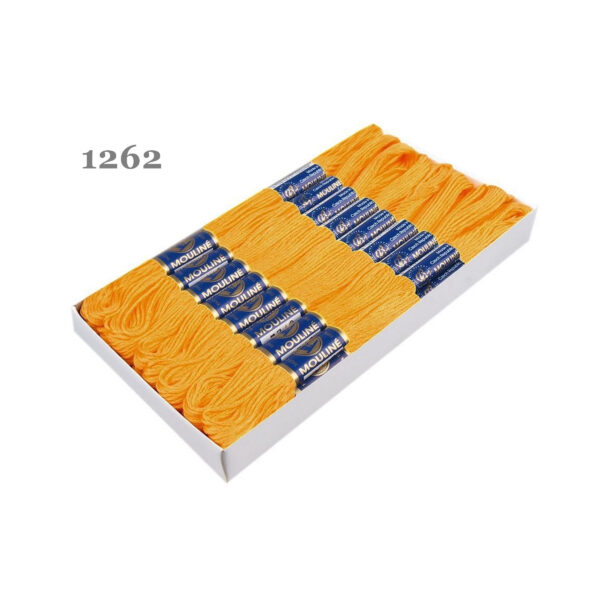 Nitarna Stickgarn - Mouline - 8m - 6-fädig - Gelbtöne – Bild 7