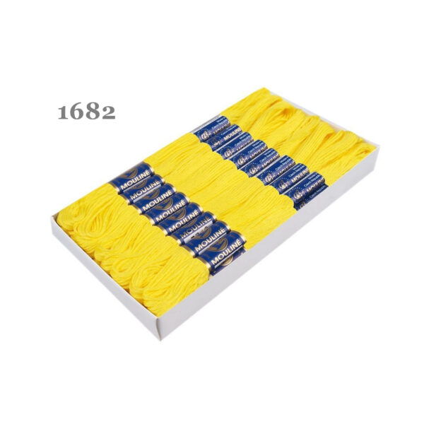 Nitarna Stickgarn - Mouline - 8m - 6-fädig - Gelbtöne – Bild 10