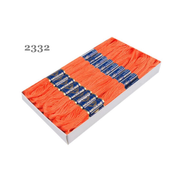 Nitarna Stickgarn - Mouline - 8m - 6-fädig - Orangetöne – Bild 5