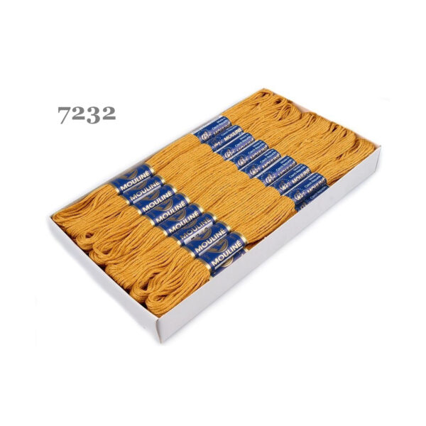 Nitarna Stickgarn - Mouline - 8m - 6-fädig - Gelbtöne – Bild 18