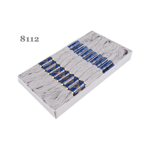 Nitarna Stickgarn - Mouline - 8m - 6-fädig - Braun- und Grautöne – Bild 6