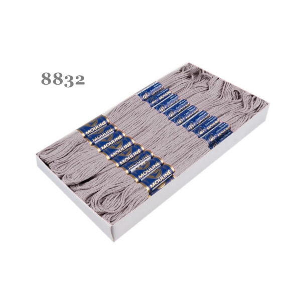 Nitarna Stickgarn - Mouline - 8m - 6-fädig - Braun- und Grautöne – Bild 7