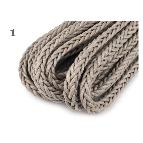 2.22EUR/m - 2 Meter Kordel - Baumwollmischung - 11 mm - verschiedene Farben – Bild 2