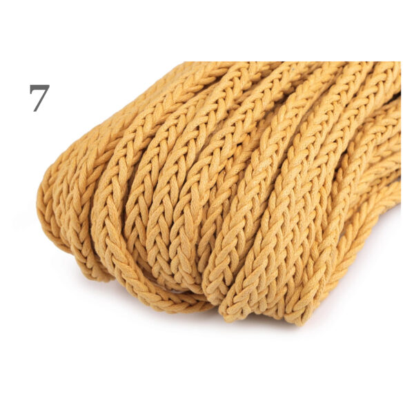 2.22EUR/m - 2 Meter Kordel - Baumwollmischung - 11 mm - verschiedene Farben – Bild 6