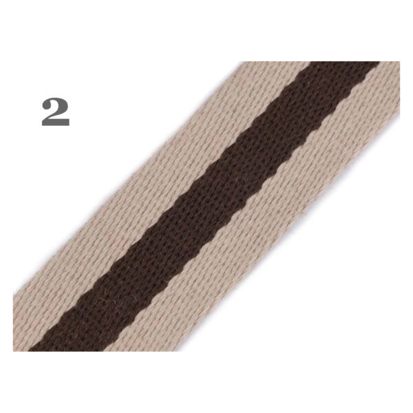 2.35EURO/m - 2m Taschengurt - Gurtband - beidseitig - 38 x 2,4 mm - versch. Farben – Bild 3