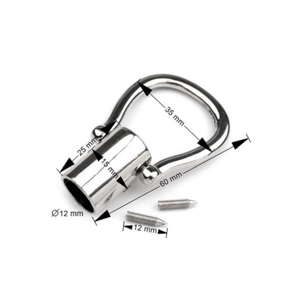 1 Paar (2 Stück) - Endstücke für Taschenhenkel - Ø12 mm – Bild 4