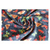 13.80 EURO/m - Patchworkstoff- Poppy Days- Schmetterlinge - schwarz / rot/ grün / gelb – Bild 2
