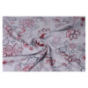 13.80EURO/ m - Patchworkstoff, Scarlet Stitches, Ranken, Blumen, weiß/rot – Bild 3