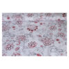 13.80EURO/ m - Patchworkstoff, Scarlet Stitches, Ranken, Blumen, weiß/rot