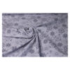 13.80 EURO/m - Patchworkstoff, Scarlet Stitches, Blumen, Kreise, weiß/grau – Bild 4