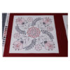13.80 EURO/ m - Patchworkstoff, Scarlet Stitches, Schmetterlinge, Blumen, Panel 61 cm, rot/weiß – Bild 10