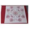 13.80 EURO/ m - Patchworkstoff, Scarlet Stitches, Schmetterlinge, Blumen, Panel 61 cm, rot/weiß – Bild 8