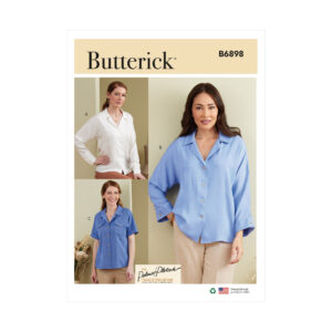 Butterick Schnittmuster - B6898 - Bluse mit  Reverskragen