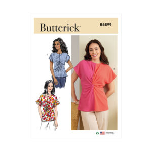 Butterick Schnittmuster - B6899 - Shirt mit verknoteter Taille