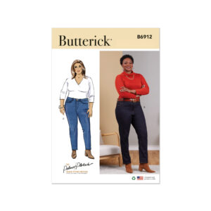 Butterick Schnittmuster - B6912 - Damenhose, Damenjeans, starke Größen
