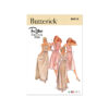 Butterick Schnittmuster - Retro - B6914 - Kleid, Nachtwäsche aus den 80er Jahren