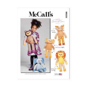 McCalls Schnittmuster M8333 - Stoffpuppen, Stofftiere