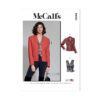 McCalls Schnittmuster M8350 - kurzer Damenblazer , Weste