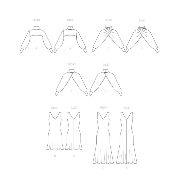 McCalls Schnittmuster M8348 - Kleid mit Bolerojäckchen – Bild 9