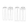 Butterick Schnittmuster - B6911 - schlichte Damenhose, Damenjeans – Bild 6