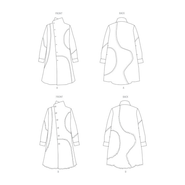 Butterick Schnittmuster - B6919 - Damenjacke, Kurzmantel – Bild 9