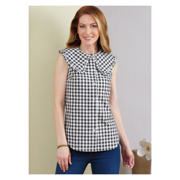 Butterick Schnittmuster - B6895 - Bluse mit großem Kragen – Bild 2