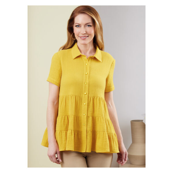 Butterick Schnittmuster - B6897 - Bluse mit Volants – Bild 2