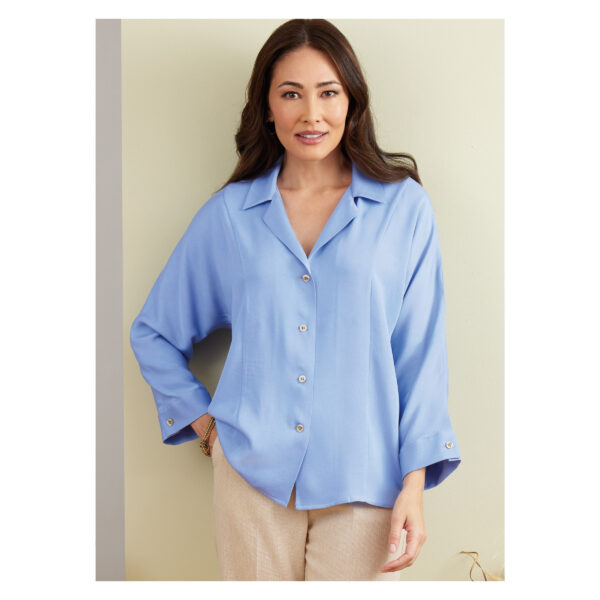 Butterick Schnittmuster - B6898 - Bluse mit  Reverskragen – Bild 2