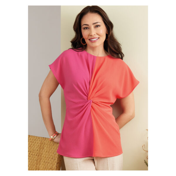 Butterick Schnittmuster - B6899 - Shirt mit verknoteter Taille – Bild 2