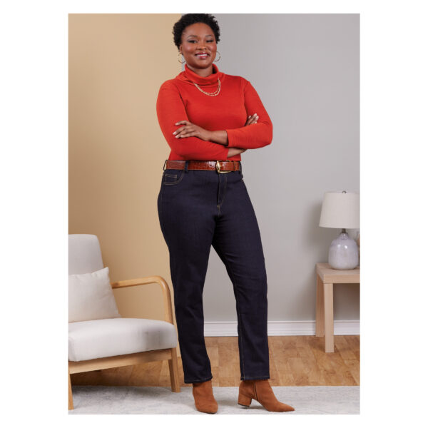 Butterick Schnittmuster - B6912 - Damenhose, Damenjeans, starke Größen – Bild 2
