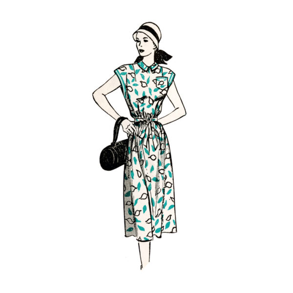 Butterick Schnittmuster - Retro - B6889 - Kleid aus den 50er Jahren – Bild 3