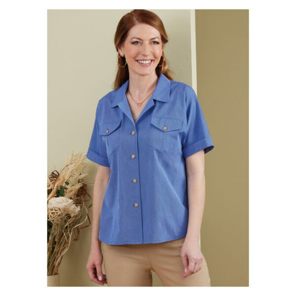 Butterick Schnittmuster - B6898 - Bluse mit  Reverskragen – Bild 3
